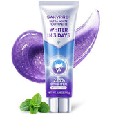 Sakyproral Purple: dentifrice violet, brillance instantanée pour sourire plus clair.