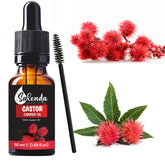 SALENDA huile de ricin — bouteille pure prête pour usage quotidien sur cheveux.