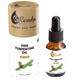 Salenda huile de térébenthine pin – bouteille prête pour aromathérapie naturelle.