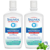 SALIVEA bain de bouche pour bouche sèche avec menthe, rafraîchit l’haleine en douceur.