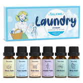 SALKIN coffret huiles parfum lavage, arômes durables pour le linge