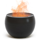 Diffuseur SALKING avec flamme réaliste et réservoir 150 ml, ambiance chaleureuse.