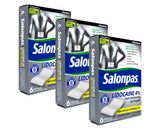 Salonpas Lidocaine: patch gel ciblé pour application sur le dos, soulagement local.