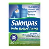 Patch Salonpas pour le dos soulage localement la douleur.