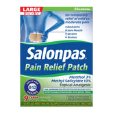 Patch Salonpas relief-douleur-dos pour un soulagement ciblé.