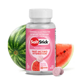 SaltStick Electrolyte FastChews Watermelon – boîte prête à l’emploi pour l’entraînement.
