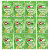 SaltStick FastChews Lemon Lime boîte ouverte avec tablettes prêtes à dissoudre rapidement