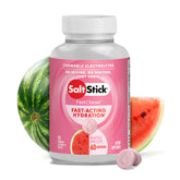 SaltStick FastChews : tablettes électrolytes pastèque pour hydrater rapidement pendant l’effort.