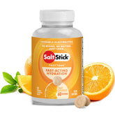 SaltStick FastChews: tablettes orange à mâcher pour hydratation rapide pendant l'effort.