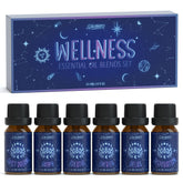Salubrito ensemble huiles essentielles 6x10ml pour relaxation et bien-être à domicile.