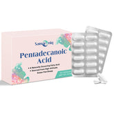 Samareniq acide pentadécanoïque, capsule blister, source lait d'altitude pour une routine quotidienne potentielle.