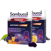 Sambucol Pastilles Sureau Noir – emballage pratique pour le quotidien.