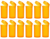 Sandhill Tools bouteille ambre pop-top ouverte, accès rapide pour remplissage.