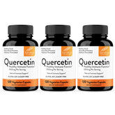 Sandhu's Quercétine, capsules 500 mg, gélules faciles à avaler pour un soutien immunitaire potentiel.