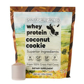 Santa Cruz Paleo emballage protéine noix de coco, repérable et informatif pour votre achat