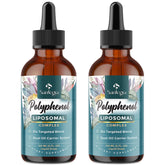 Santegra Polyphénols Liposomale – versement facile dans la bouteille pour énergie durable.