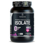 SASCHA FITNESS protéine isolat hydrolysée chocolat – bouteille et étiquette pratique