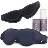 Masque Scentered-Somo noir 3D, obscurité totale pour sommeil côté