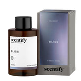 Scentify Bliss dans une bouteille ambrée prête à diffuser une ambiance spa chez soi