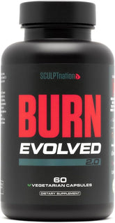 Sculpt Nation Burn : bouteille de 60 gélules pour énergie quotidienne et métabolisme.