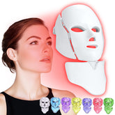 SDKWDH masque photon rouge avec télécommande pour usage à domicile.