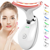 SDKWDH thérapie lumière rouge pour le visage et le cou, expérience soin lumineuse.