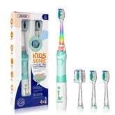 SEAGO SG-977, brosse pour enfants arc-en-ciel lumineuse, rend le brossage ludique et sécurisé.