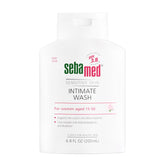 SEBAMED lavage intime pH 3,8, bouteille équilibre délicat et douceur.