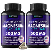 Secret Element Magnésium Glycinate 500 mg capsules, apport quotidien pratique.