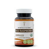 Secrets de la Tribu – capsules framboise rouge bio, ingestion facile dans la routine.