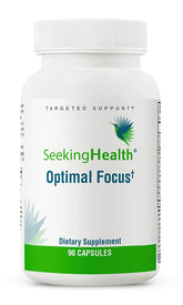 Seeking Health Optimal Focus – bouteille visible, soutien mémoire et concentration.