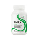 Seeking Health Ox Bile 125 flacon montrant le dosage et le soutien potentiel.