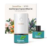 SenseFlow SF101 Pro diffuseur sans eau en fonctionnement offrant une diffusion discrète.