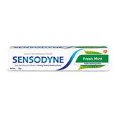 Dentifrice Sensodyne Menthe Fraîche en tube de 75 g prêt pour votre routine.
