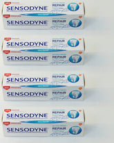 Sensodyne Repair & Protect Extra Fresh: tube de 75 ml NovaMin pour dents sensibles, soin quotidien.