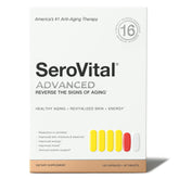 Serovital Advanced – bouteille élégante, soutien peau et énergie au quotidien.