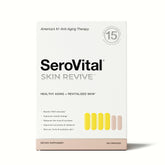 Serovital Skin Revive – bouteille montrant la formule jour et nuit pour l'hydratation