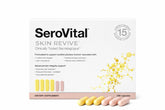 Serovital Skin Revive – bouteille : soutient potentiellement l'hydratation cutanée.