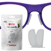 Setex Gecko Grip: coussinets nasaux détail fibres microfibres pour adhérence renforcée.