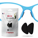 Setex Gecko Grip Nano – coussinets nasaux noirs offrant une adhérence renforcée.
