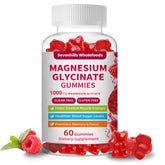 Gommes Sevenhills Magnesium Glycinate 1000 mg – bouteille framboise, agréable à consommer.