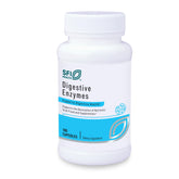 SFI Health Klaire Labs Digestive Enzymes: bouteille de capsules facilitant la digestion après repas.