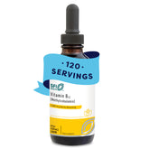 SFI Health Klaire Labs B12 liquide: bouteille et pipette pour une administration facile.