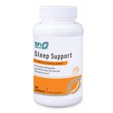 SFI Health Klaire Labs Stress Support en bouteille prête à verser, favorisant détente potentielle.
