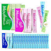 SGZWzhiwei bain de bouche voyage mini 60 pièces pack – pratique pour les déplacements