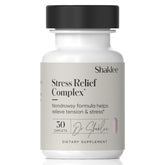Shaklee Stress Relief Complex, bouteille, favorise une détente naturelle sans somnolence.