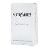 Sheer White ! – emballage du kit, blanchiment discret et rapide.