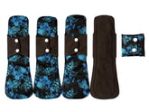 Sigzagor MUMBABY pack de 5 protections menstruelles pour flux abondant, confort durable