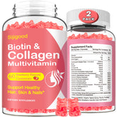 Sijigood bonbons collagène multi en emballage, prêt à commencer la routine beauté.