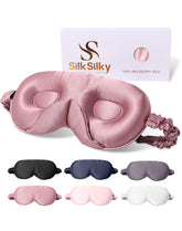 SilkSilky masque nuit 3D-contour pour un confort sans pression et obscurcissement.
